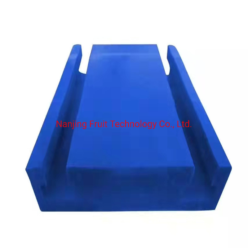 Rail de guidage latéral de convoyeur UHMWPE personnalisé en Chine/bande de guidage de chaîne vierge en PEHD/guide de chaîne UHMW de couleur OEM produit en plastique non standard personnalisé