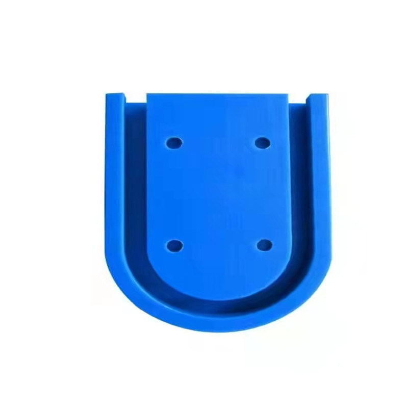 Guide latéral de convoyeur UHMWPE à usure bleue Guide de chaîne de convoyeur UHMW