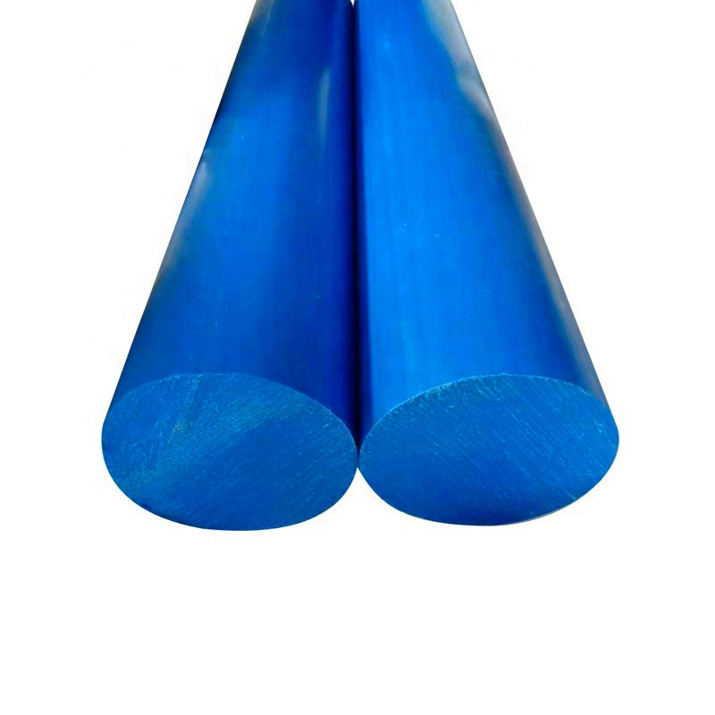 Barre en polyamide naturel PA6 tige en nylon bleu extrudé