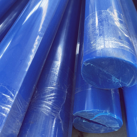 Chine Tige ronde en nylon en plastique bleu Tige PA6 Tige PA66