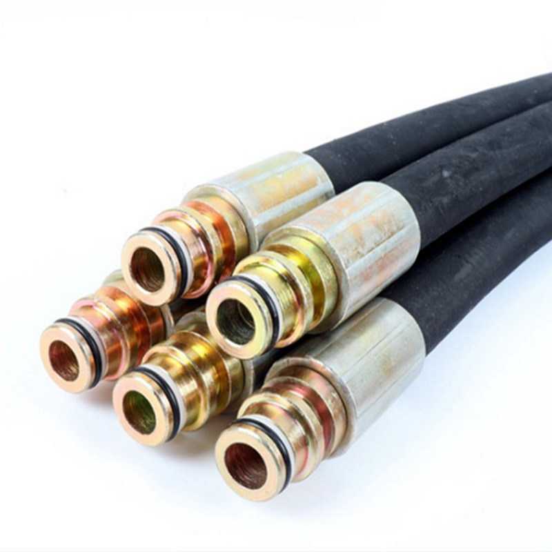 Tuyaux hydrauliques haute pression adaptés aux besoins du client, tuyau en caoutchouc inoxydable