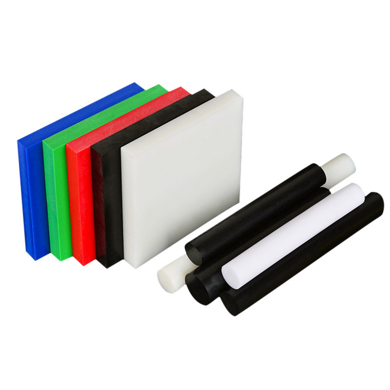 Tige en plastique POM de couleur blanc/noir/bleu/rouge/jaune/vert