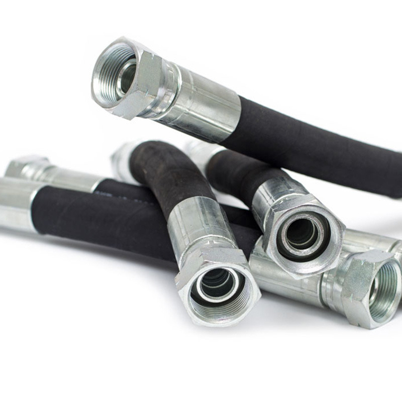 Tuyau hydraulique flexible en caoutchouc de tuyau d'huile de tuyau hydraulique de SAE R1 R2 R3 R4 DIN En853 2sn/tuyau hydraulique de SAE 100r2at