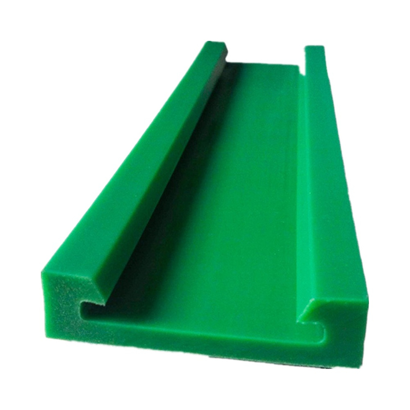 Rail de guidage linéaire UHMW-PE en plastique usiné CNC Rail de guidage Upe Guide linéaire en plastique Guide de chaîne à rainure Guide en polyéthylène Bande d'usure Guide en polyéthylène haute densité