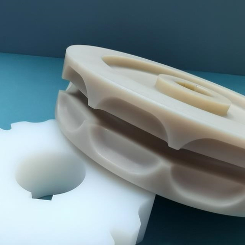 Bâton en plastique en nylon rond Mc en polyamide de résistance à la température